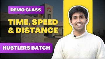Time, Speed & Distance for IIM-B & IPMAT Indore | Hustlers Batch Demo (Swapnil Sir)
