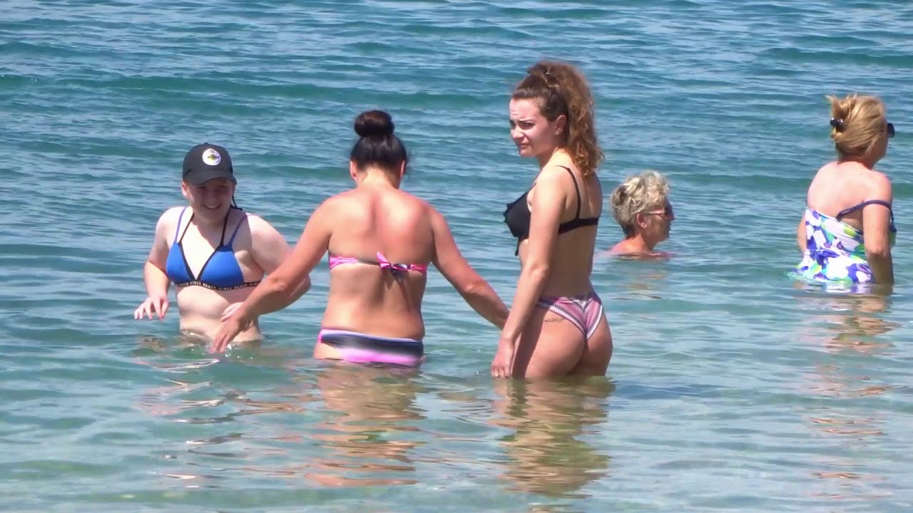 Plaža 🏖️️ Crikvenica 🇭🇷 Croatia ⛱️ Beach Crikvenica ☀️ Adriatic sea