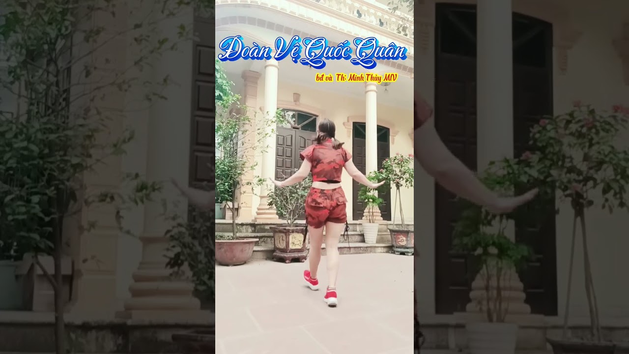 Đoàn Vệ Quốc Quân/ shuffle dance/ nhạc chậm có hướng dẫn cuối  video/ bđ và th Minh Thủy MIV 