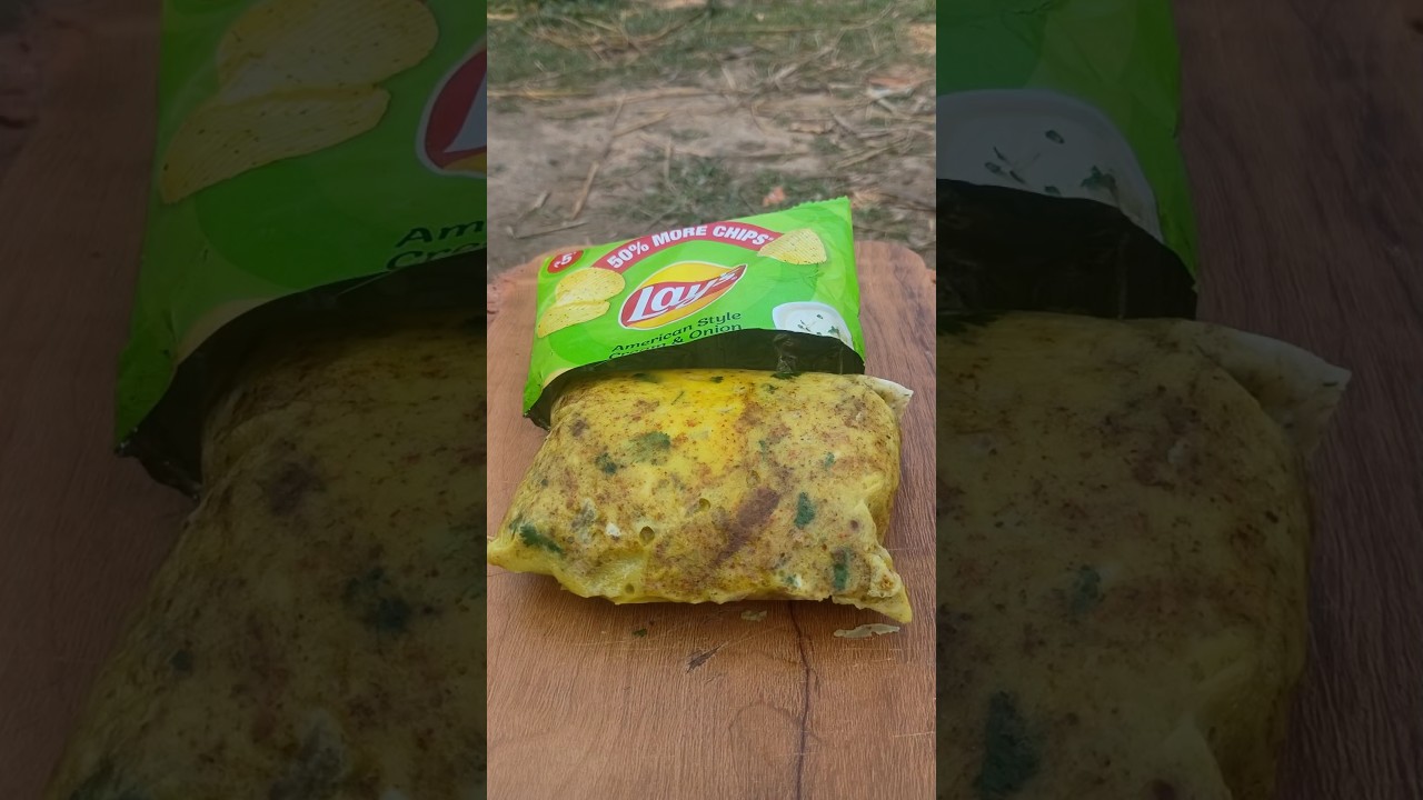 Egg Recipe Egg Omelette Recipe Chips || Pm Cooking || #shorts Chips Omelette