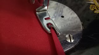 طريقة استخدام دواسة برم القماش بالماكنة سنجر السوداء بيدال الخياطة باحتراف  / sewing hacks