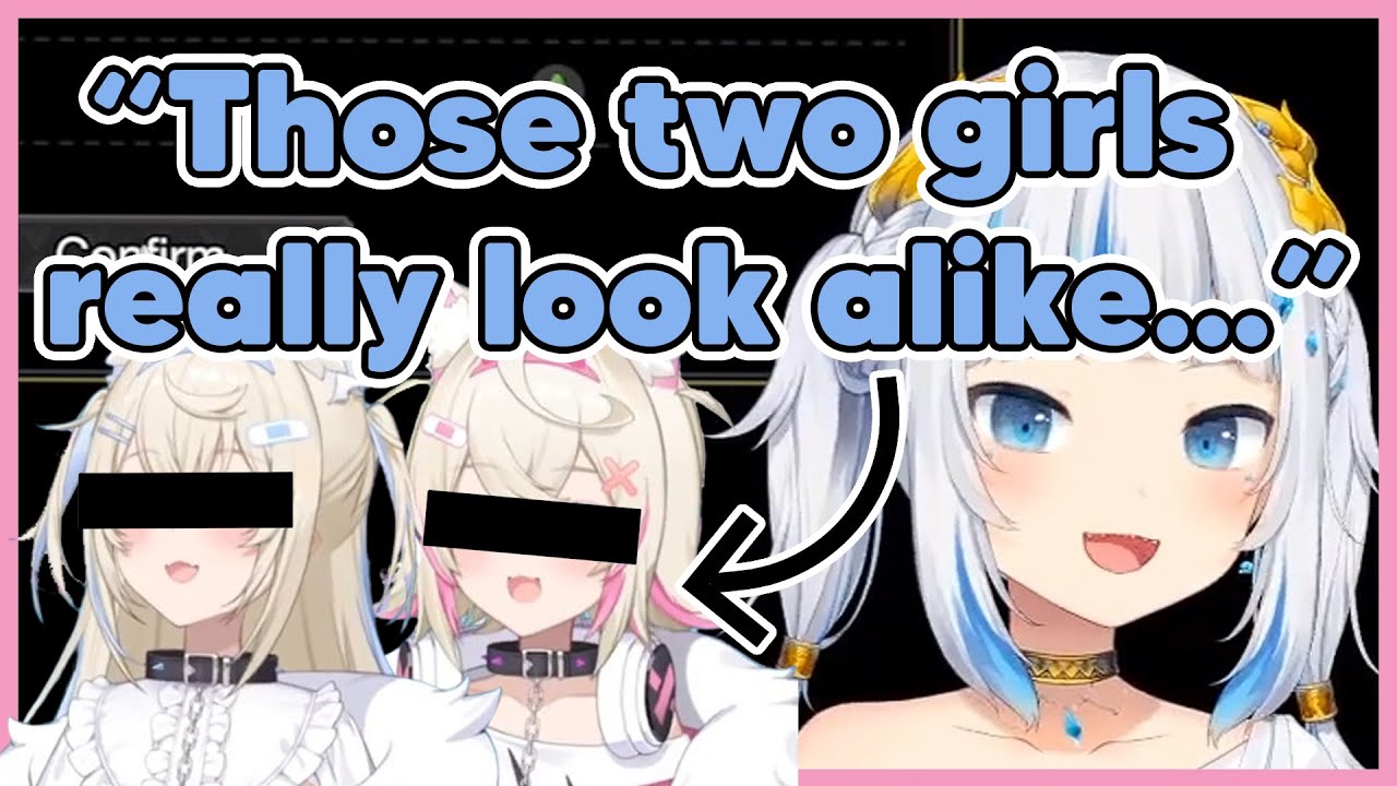 Gura and Fuwamoco have unknowingly been in the same room, but they haven't met each other yet