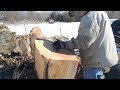 Splitting wood!!! #firewood #woodsplitter