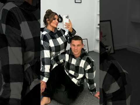 Чоловічий теплий піжама/домашній костюм, видео 1