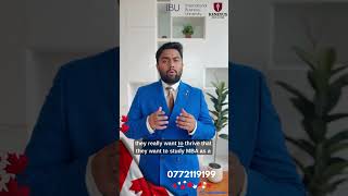 🎓 Study Your MBA in Canada – Toronto or Ottawa 🇨🇦 in IBU