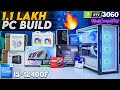 Rs 1.1 lakh  Gaming PC Build |intel i5-12400f &amp; RTX 3060