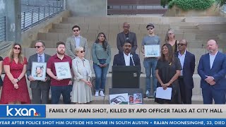 Family of man shot, killed by APD officer speaks at City Hall