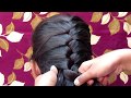French braid braided hairstyle  french braid lace hairstyle