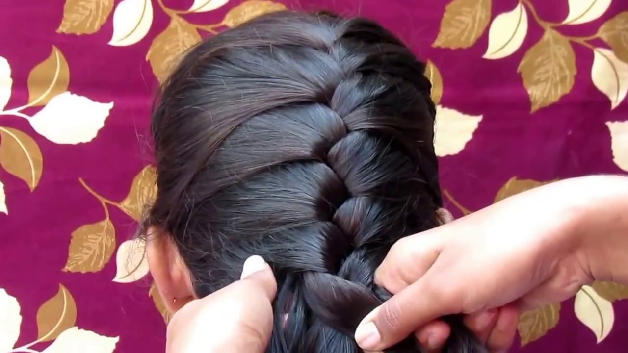 FRENCH BRAID BRAIDED HAIRSTYLE || FRENCH BRAID LACE HAIRSTYLE