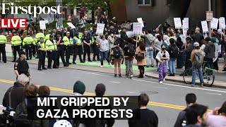 LIVE: Pro-Palestinian Protesters Arrested at MIT's Campus in Boston; Clashes Over Gaza War