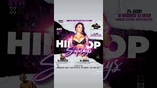 Aug 05TH HIP HOP SATURDAYS IS GOING DOWN @clubhalonc WITH @deedowdy @djkingviv and MYSELF.