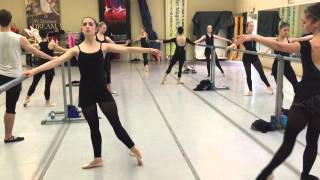 Trainee Level Ballet Technique Class - Battement Tendu Combination