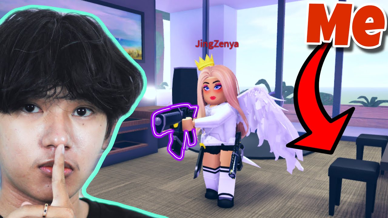 ខ្ញុំលេងបិទពួនជារបស់ ជាមួយសង្សារក្នុង Roblox Hide or Die