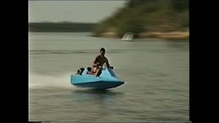 Самодельный гидроцикл с ПЛМ. Первые испытания Стрижа с Вихрём 30.