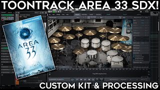 Toontrack Area 33 Sdx! Custom Kit & Mix Processing! (Fredrik's Studio!)