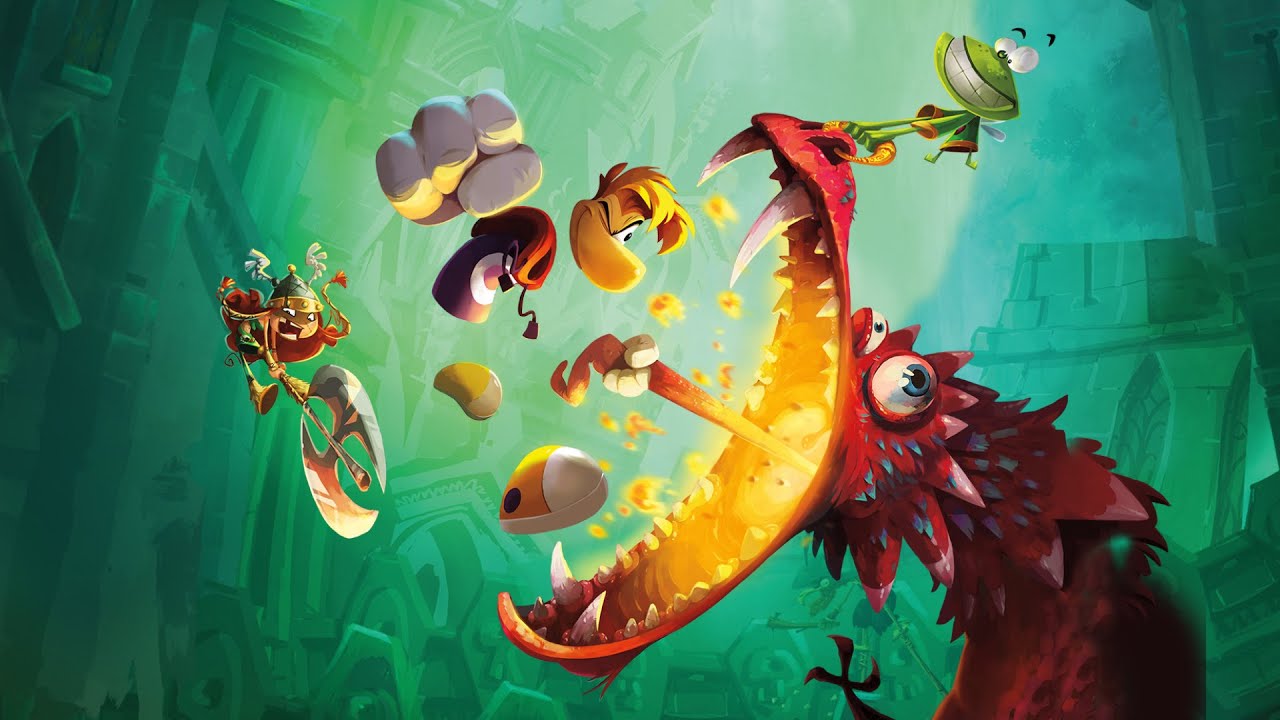 Играю в игру Rayman Legends.
