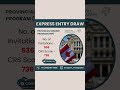 EXPRESS ENTRY DRAW | Provincial Nominee Program (PNP) .... #immigration #canada #canadaimmigration