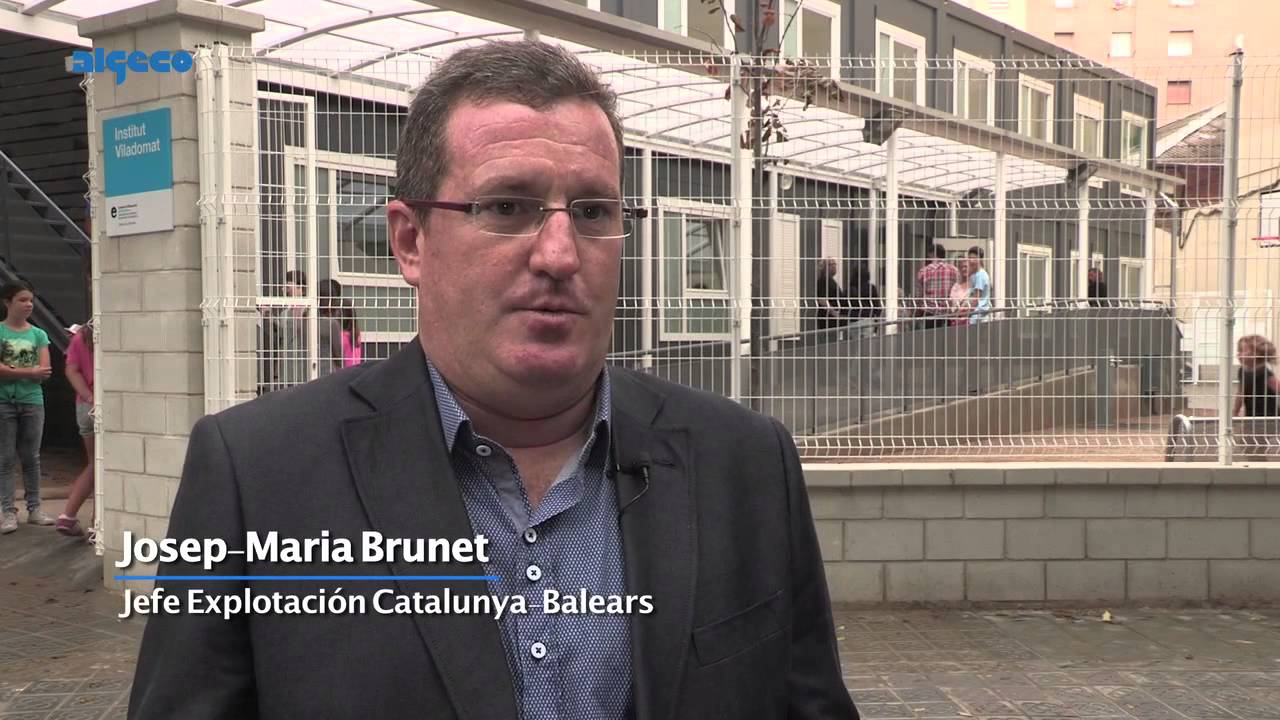 ARQUITECTURA MODULAR: Colegio Viladomat en Barcelona con SISTEMA PROGRESS ALGECO