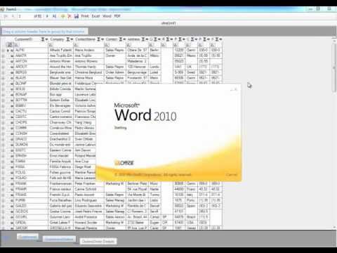 WinGridWordWriter Getting Started