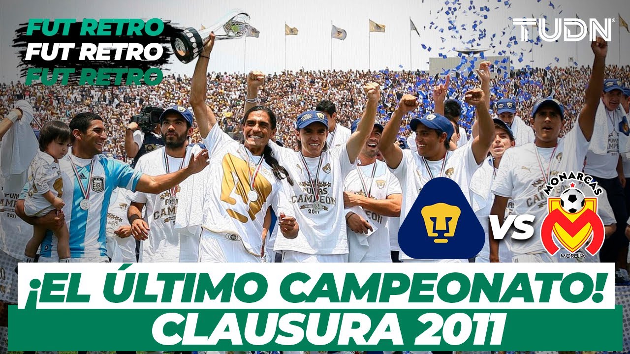 Fut Retro: Pumas consigue su última estrella vs Morelia | Pumas 2-1 Morelia  - Final CL 2011 | TUDN - YouTube