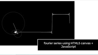 Fourier Series using HTML5 Canvas + JavaScript