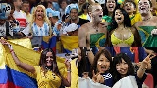 美女サポーター ワールドカップ14ハイライト集 W杯ブラジル大会にも世界中から美女が集結 Youtube