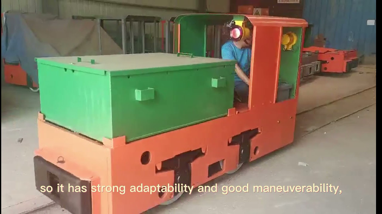 Mining battery locomotive