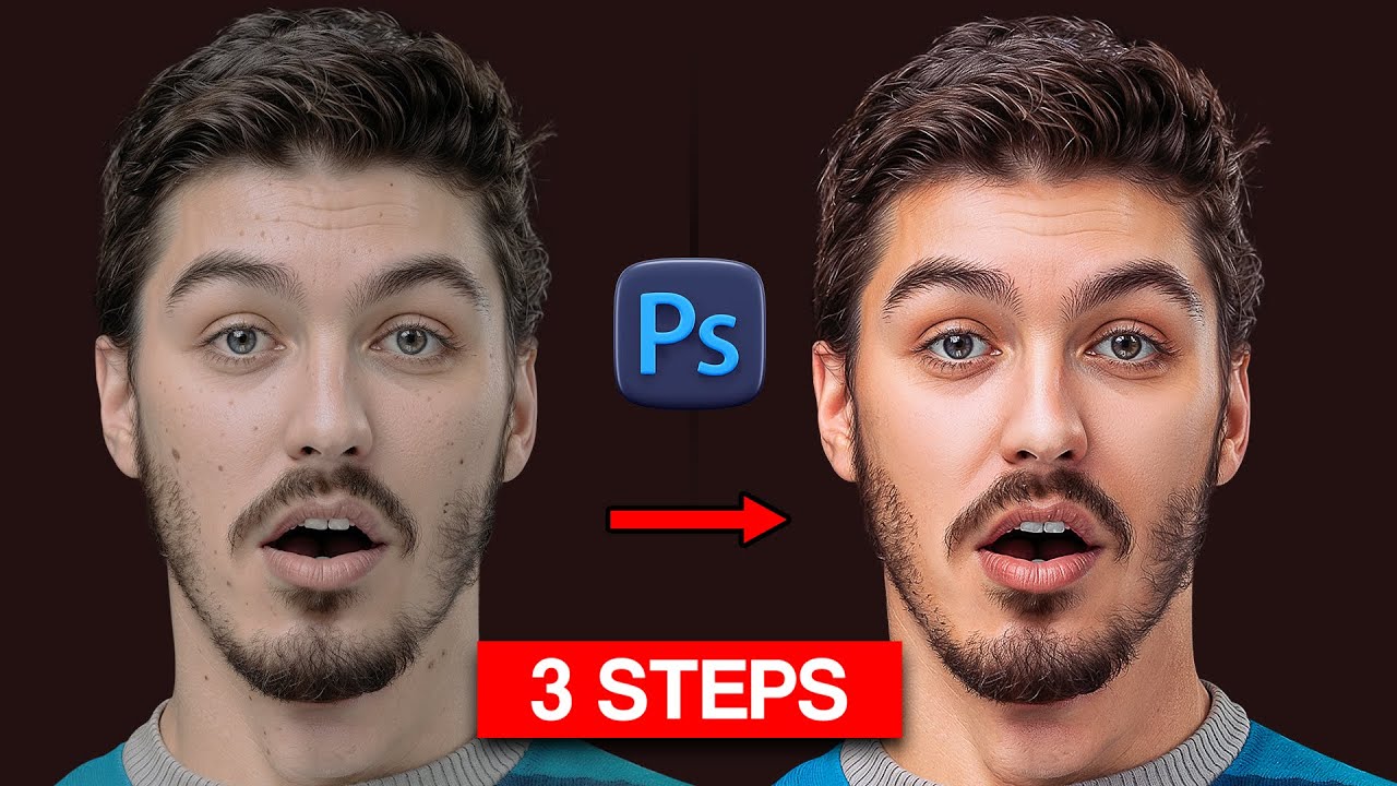 High Quality Face Retouching for Thumbnails in Photoshop | Easy steps
