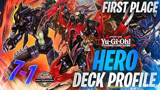 Yu-Gi-Oh! 1ST PLACE 7-1: HERO DECK PROFILE! (OTS)