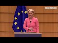 Von der Leyen tells Parliament she will lead the EU to green recovery
