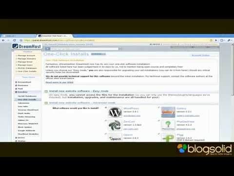 Installing Wordpress blog on Dreamhost [WITH PROMO COUPON]