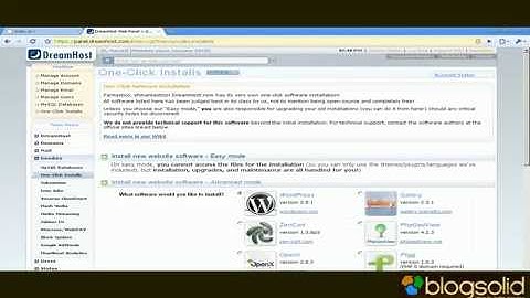 Installing Wordpress blog on Dreamhost [WITH PROMO COUPON]