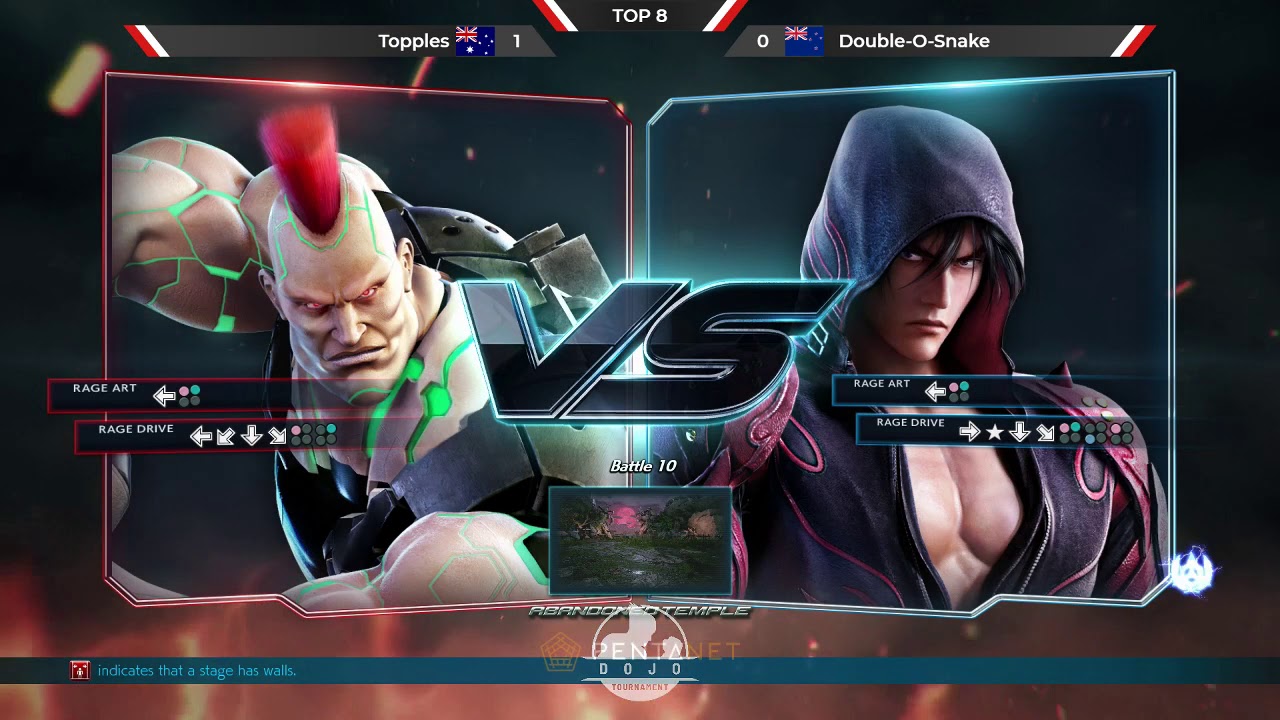 Tekken 7: Topples vs Double-O-Snake - Show Your Prowess II - Losers Quarter-Final