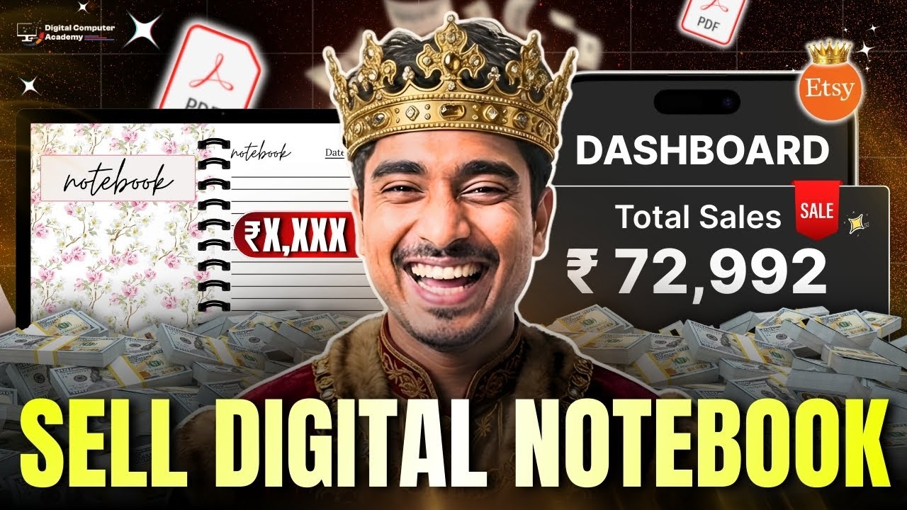 How to Create and Sell a Digital Notebook in 72 Hours (For FREE)