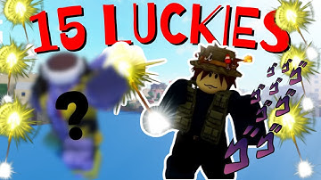 [YBA] Using 15 LUCKY ARROWS for Halloween Skins?!