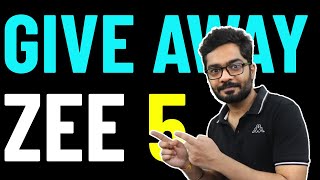 Zee 5 Free Giveaway | Get zee5 subscription trial