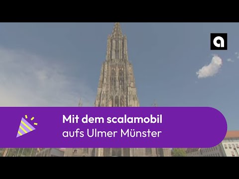 Mit dem scalamobil auf das Ulmer Münster