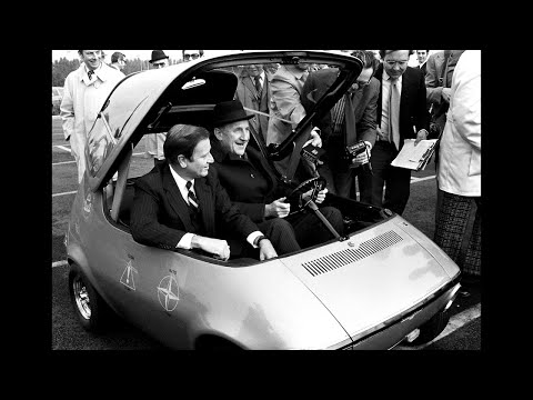 NATO Secretary General Joseph Luns at the 1974 NATO Electric Car Show | OCT 1974