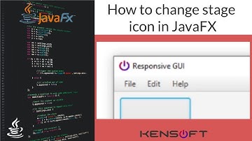 JavaFX Tutorial: How to change stage icon in JavaFX using NetBeans