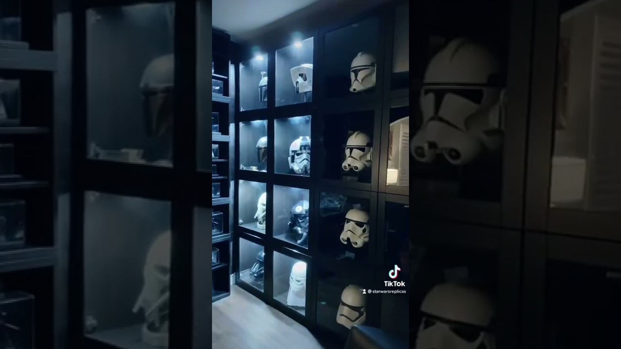 Lighting my secret Star Wars man cave