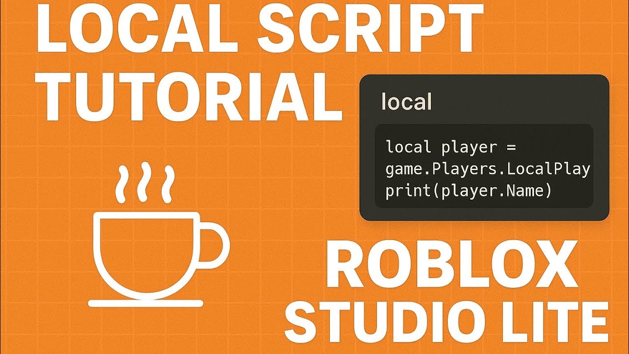 LOCAL SCRIPT | EPISODE: 1 | ADVANCED SCRIPTING TUTORIAL SERIES