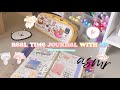 real time journal with me no music | journal asmr | milkyybunnies