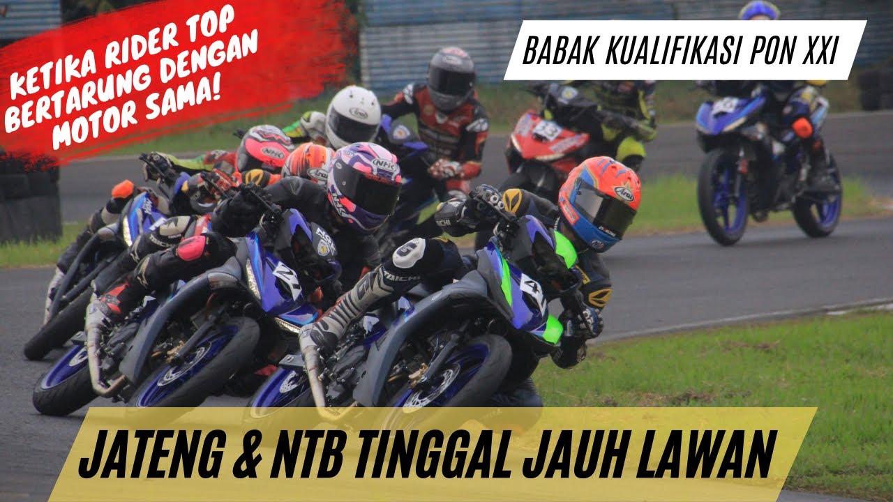 Ketika Pembalap Top Balap Dengan Pacuan Yang Sama!! Race Modifikasi Perorangan Pra-PON 2024