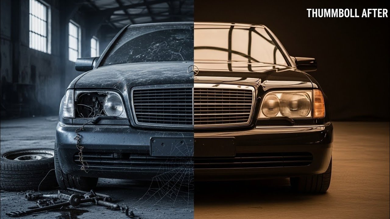 Mercedes-Benz|S-Class|1992 Restored to Showroom Glory | ASMR Car Transformation