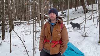 First Time SOLO WINTER CAMPING