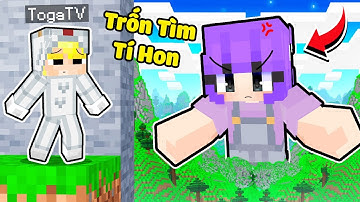 TÔ GÀ HACK BIẾN NHỎ CHƠI TRỐN TÌM CÙNG LÀNG SINH TỐ TRONG MINECRAFT* TÔ GÀ TRỐN TÌM TÍ HON