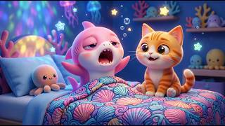 Baby Shark Won’t Sleep 🌙😴| Kitty’s Magic Lullaby | Best Version | Nursery Rhymes & Bedtime Kids Song