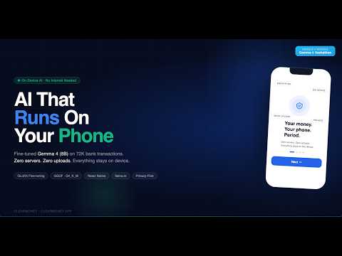 ClearMoney - On-Device AI Finance App Powered by Gemma 4