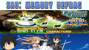 Sword Art Online Memory Defrag | Part 54 | Main Equipment Creation Event (Full)