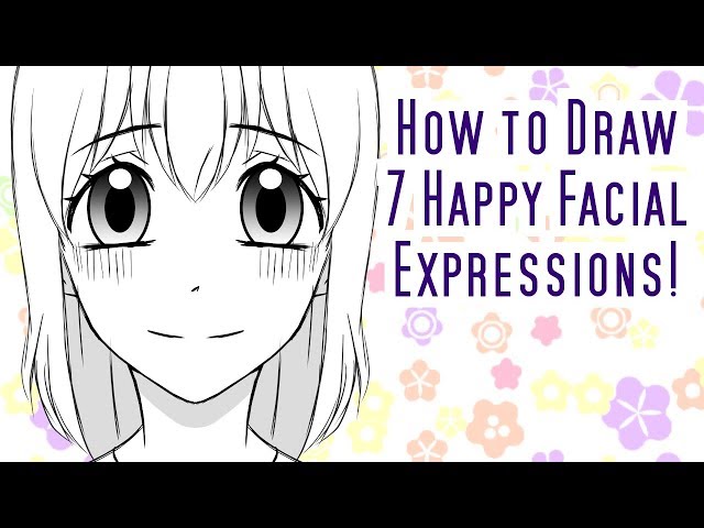 How To Draw A Manga Face 7 Expressions Youtube Anime Face Expression